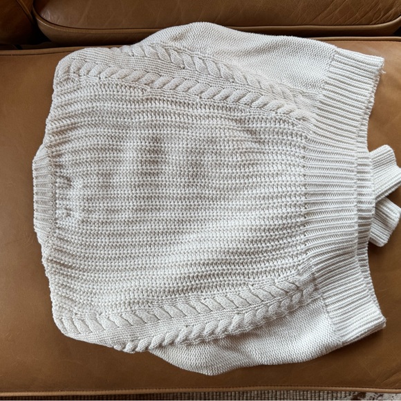 NWOT Pistola Eva Cropped White Sweater - Size Small - Picture 7 of 7